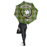 Cunningham Dress Green Dancers Tartan Crest Umbrella